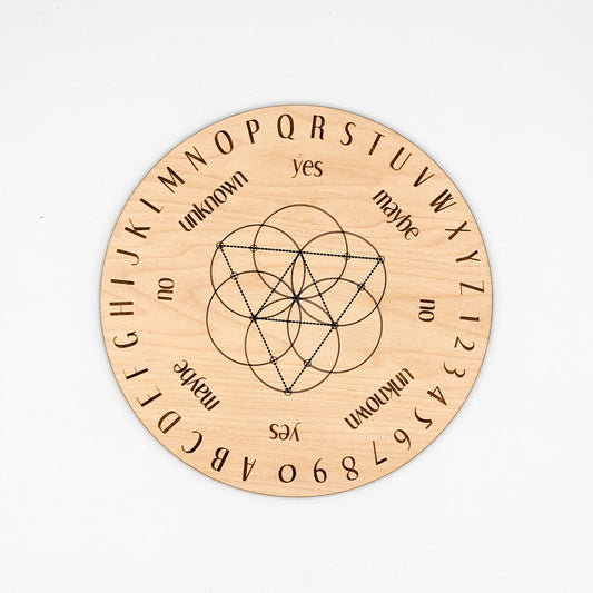 Seed of Life Pendulum Board - MADE TO ORDER