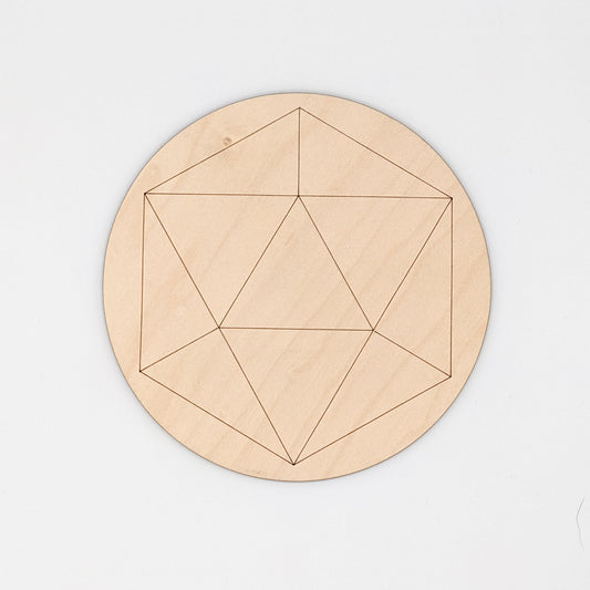 Icosahedron Crystal Grid - MADE TO ORDER