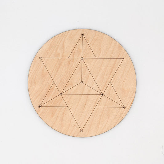 Merkabah Crystal Grid - MADE TO ORDER