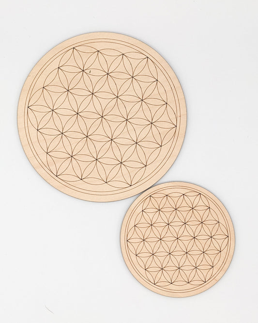 Flower of Life Crystal Grid - MADE TO ORDER