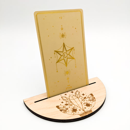 Crystal Magic Tarot Card Stand