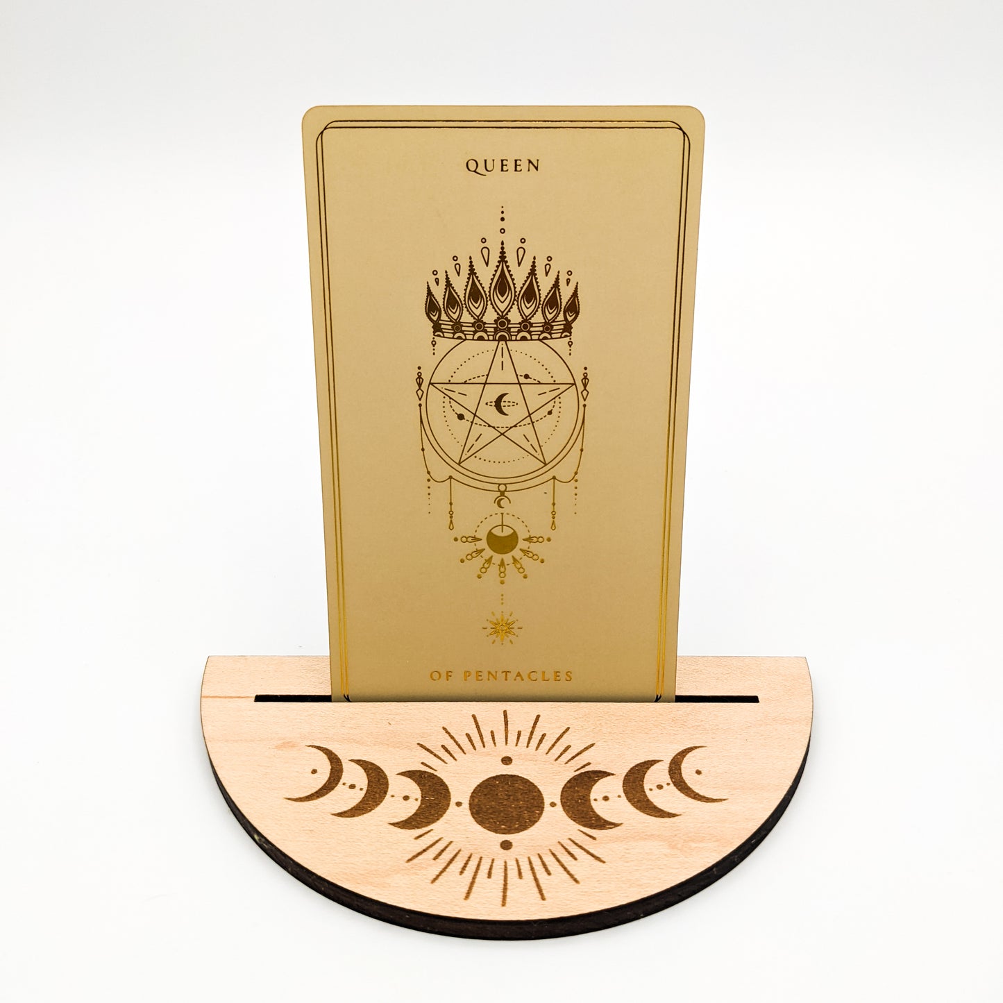 Mystic Moon Phase Tarot Card Stand