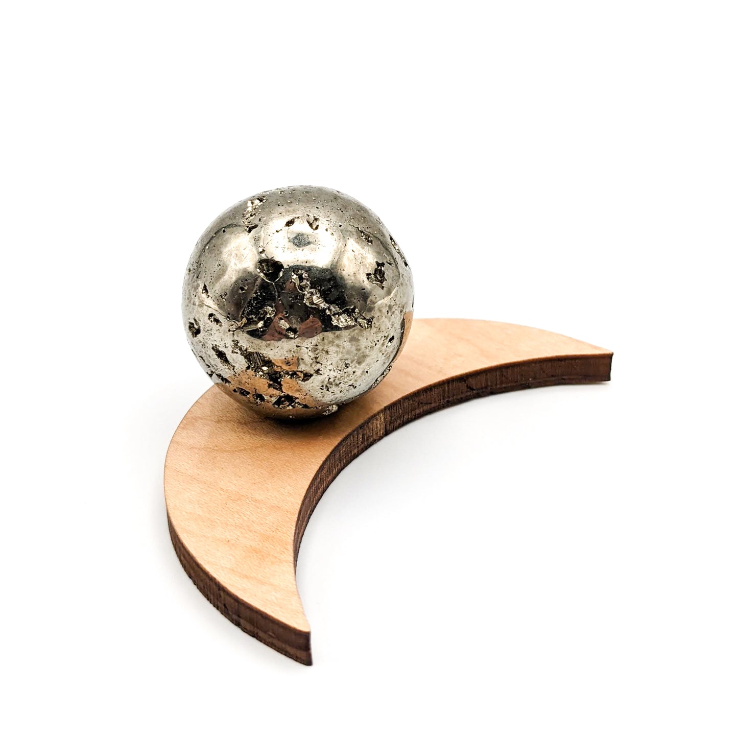 Half Moon Crystal Sphere Stand
